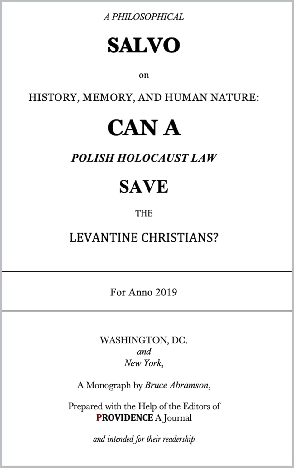 Book Cover: History, Memory, & Human Nature by Bruce D. Abramson